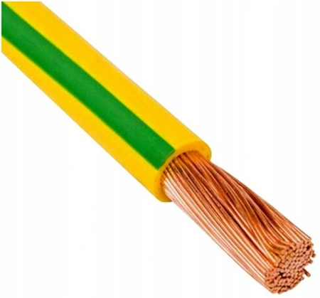 Kabel Przewód instalacyjny H07V-K / LgY 2,5mm2 450/750V Żółto-zielony 1mb ELTRIM WCA2101F005DD0J