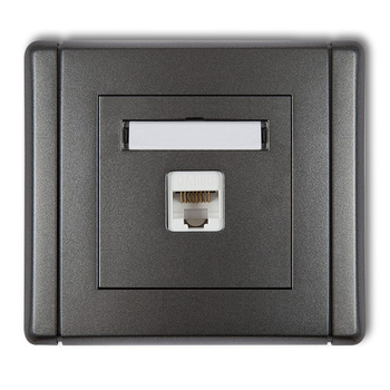 KARLIK FLEXI 11FGK-3   Gniazdo komputerowe pojedyncze 1xRJ45