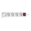 Plastrol Przedłużacz z pięciokrotnym gniazdem ECO 5X2p+z 10A 3m W-97496