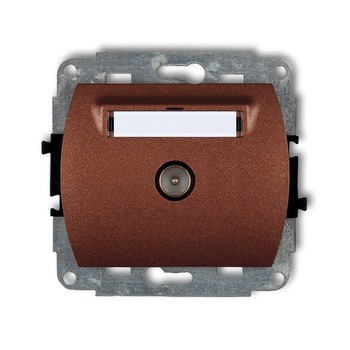 KARLIK TREND 9GTV-1  Gniazdo antenowe pojedyńcze  TV