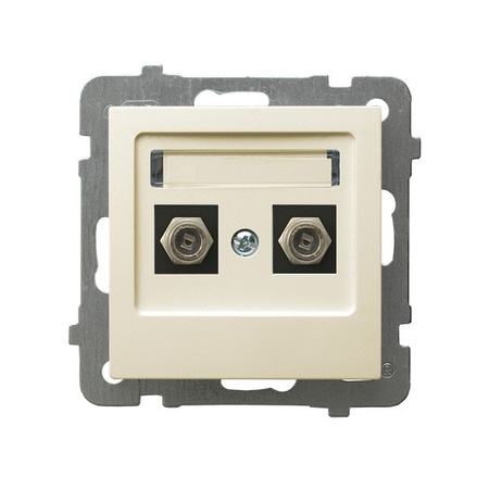 Ospel as GPA-2GF/m/27 Gniazdo antenowe typu F podwójne