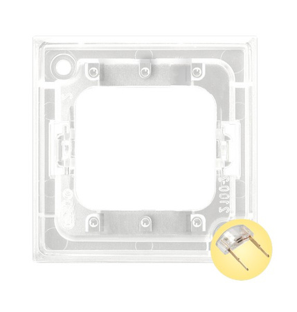 Ospel aria ZP-4UG Zespół podświetlenia led złoty do łączników potrójnych