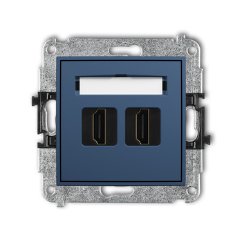 KARLIK MINI 64MHDMI-6 Mechanizm gniazda podwójnego HDMI 2.1, 8K