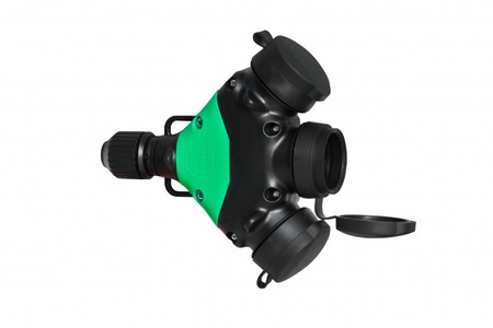 F-ELEKTRO 81033 Rozgałęźnik gumowy 3x230V SCHUKO 16A IP44