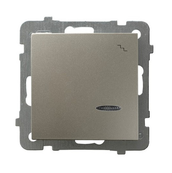 OSPEL AS ŁP-3GS/m/45 Łącznik schodowy z podświetleniem satyna light