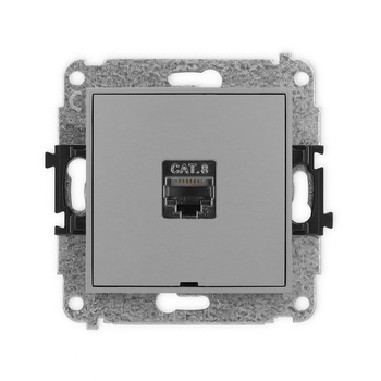 KARLIK MINI 27MGKBO-11  Gniazdo komputerowe pojedyńcze  1xRJ45