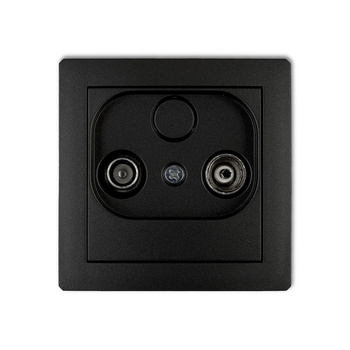 KARLIK DECO 12DG6K  Gniazdo abonenckie RTV końcowego w szeregu gniazd przelotowych 6dB