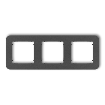 KARLIK MINI 11MRTZ-3 Ramka uniwersalna potrójna zaokrąglona z tworzywa