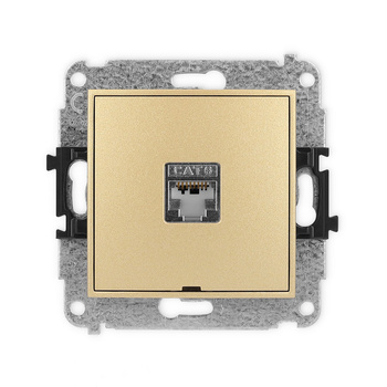 KARLIK MINI 29MGKBO-1e  Gniazdo komputerowe pojedyńcze  1xRJ45