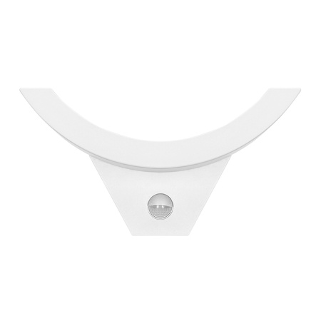 SPINEL LED 10W, oprawa ogrodowa z czujnikiem ruchu 140°, 800lm, IP54, 4000K, IK10, biała
