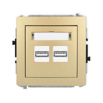 KARLIK DECO 29DCUSB-6  Ładowarka USB podwójna  2xUSB A