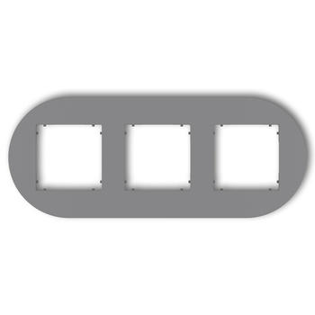 KARLIK MINI 27MRTO-3 Ramka uniwersalna potrójna okrągła z tworzywa