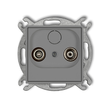 KARLIK MINI 27MG12P  Gniazdo abonenckie RTV przelotowego 12dB