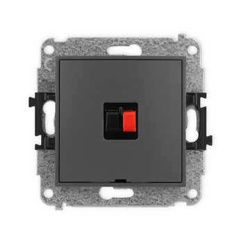 KARLIK ICON 28IGGBO-1  Gniazdo głośnikowe pojedyńcze