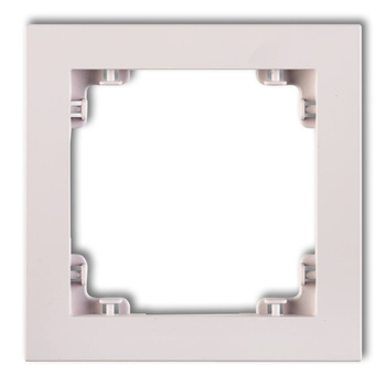 KARLIK DECO 40DR-1 Ramka uniwersalna pojedyncza z tworzywa DECO Pastel Matt
