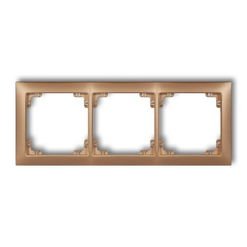 KARLIK DECO 8DRSO-3 Ramka uniwersalna potrójna z tworzywa DECO Soft
