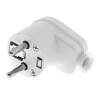 Plastrol Wtyczka kątowa rozbieralna Biała WT-16 W-10104