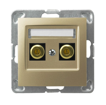 OSPEL IMPRESJA GGN-1Y/m/28 Gniazdo głośnikowe pojedyncze