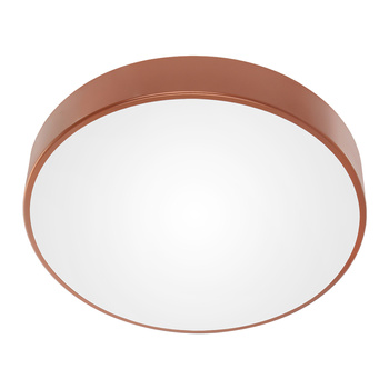 OVO plafon 5xE27, 5x24W, miedziana stal, klosz szklany matowy, IP20, Ø 600