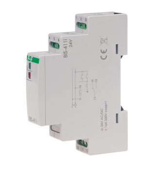 F&F Przekaźnik bistabilny BIS-411-LED- 24V