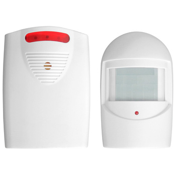 Czujnik ruchu z sygnalizacją bezprzewodową, bateryjny, IP44, 120m