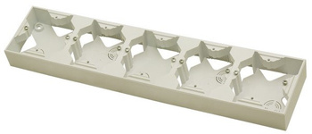 Ospel impresja PNP-5Y/27 Puszka instalacyjna pięciokrotna ecru