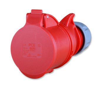 Pce 225-6   shark gniazdo siłowe przen 32a 5p 400v 3p+z+n