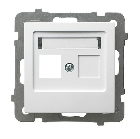 Ospel as GPK-1G/p/00 Obudowa gniazda pojedynczego typu Keystone prosta