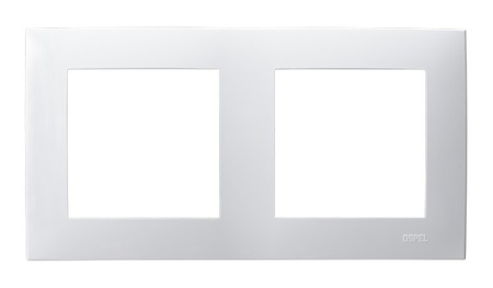 OSPEL SZAFIR R-2Z/00 Ramka podwójna biały