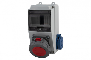 F-ELEKTRO Rozdzielnica LAGO 5M  gniazda 32A 5p 230V /5 modułów/ F3.1831