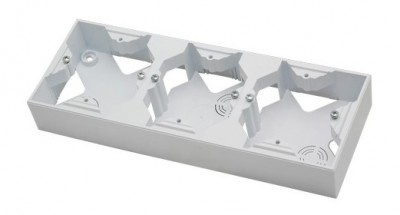 OSPEL Aria Puszka instalacyjna potrójna biały PNP-3U/00