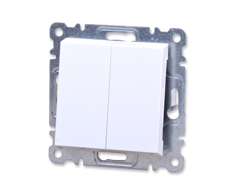Hager lumina wl0040 łącznik świecznikowy podwójny
