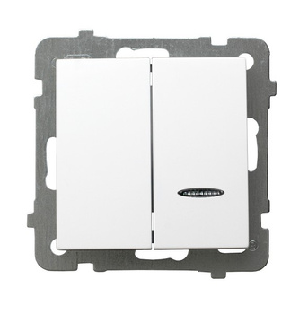 OSPEL AS ŁP-2GAS/m/00 ANTYBAKTERYJNY Łącznik świecznikowy podświetlany