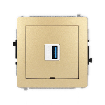 KARLIK DECO 29DGUSBBO-5  Gniazdo pojedyńcze  USB A-A 3.0