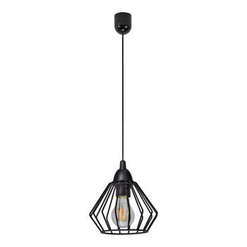 WAYA lampa wisząca, moc max. 1x60W, E27, czarna