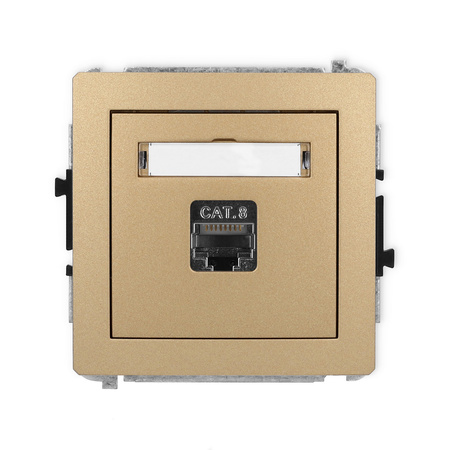 KARLIK DECO 8DGK-11 Gniazdo komputerowe pojedyńcze 1xRJ45