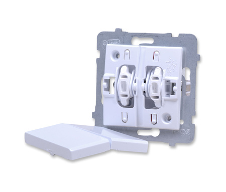 OSPEL SONATA ŁP-10R/m/00 ŁĄCZNIK SCHODOWY PODWÓJNY biały