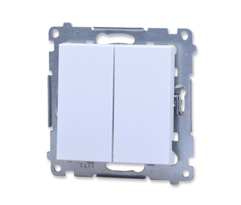 Kontakt Simon 55 tp2.01/111 przycisk podwójny zwierny bez piktogramu