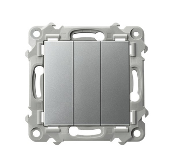 OSPEL SZAFIR ŁP-13Z/m/18 Łącznik potrójny srebro