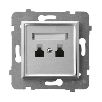 Ospel aria GPT-2UR/m/18 Gniazdo telefoniczne podwójne równoległe