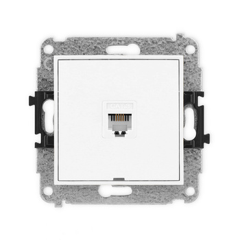 KARLIK ICON IGTBO-1  Gniazdo telefoniczne pojedyńcze  1xRJ11