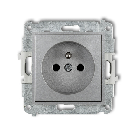 KARLIK ICON 7IGP-1zp  Gniazdo pojedyńcze  z uziemieniem 2P+Z (przesłony torów prądowych)