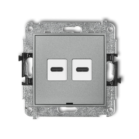 KARLIK MINI 7MCUSBBO-7  Ładowarka USB podwójna  2xUSB C
