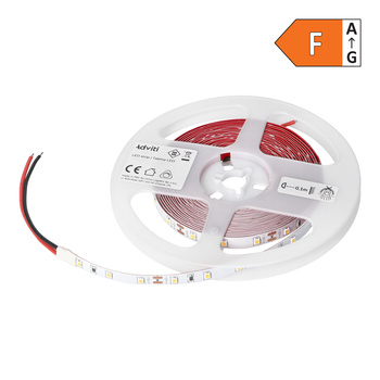 Taśma LED 12V, Samsung chipset 2835, 60L/m, 630lm/m, 6W/m, IP20, 4000K, 5m