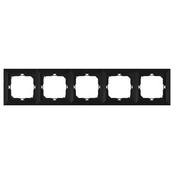 Ramka pieciokrotna Pearl, Ra-5P, czarny