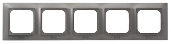 Ospel impresja RH-5Y/23 Ramka pięciokrotna do łączników IP-44 tytan