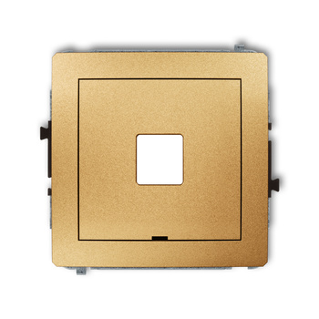 KARLIK DECO 29DGMBO-1P  Gniazdo multimedialne pojedynczego bez modułu