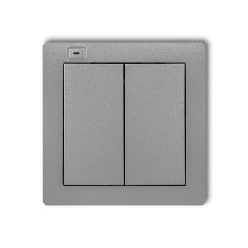 KARLIK DECO 7DEL-2 Nadajnik 2-klawiszowy 4-kanałowy z czujnikiem temperatury do systemu Exta Life