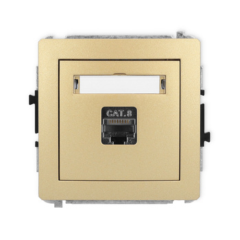 KARLIK DECO 29DGK-11  Gniazdo komputerowe pojedyńcze  1xRJ45