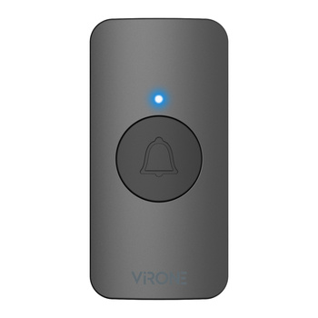 Przycisk bezprzewodowy bateryjny do rozbudowy dzwonków z serii ENGA, czarny